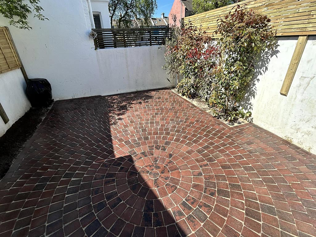 Brindle Block Paved Patio before