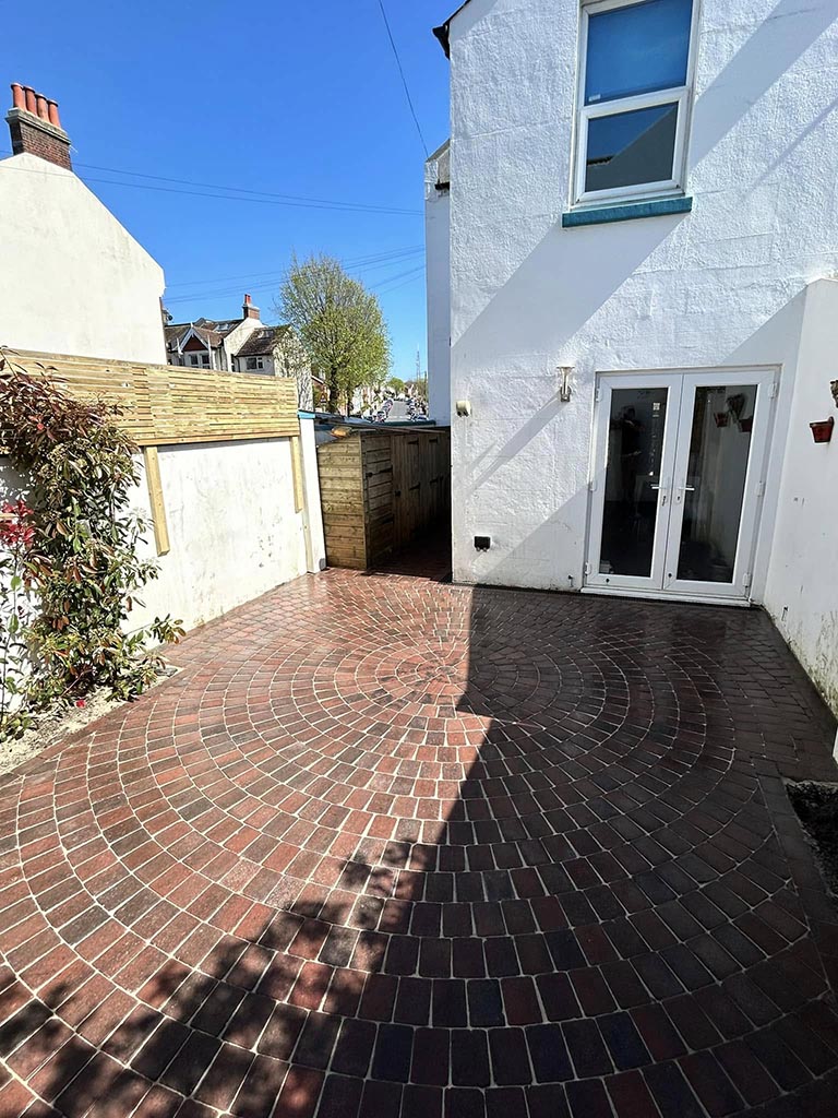 Brindle Block Paved Patio after 2