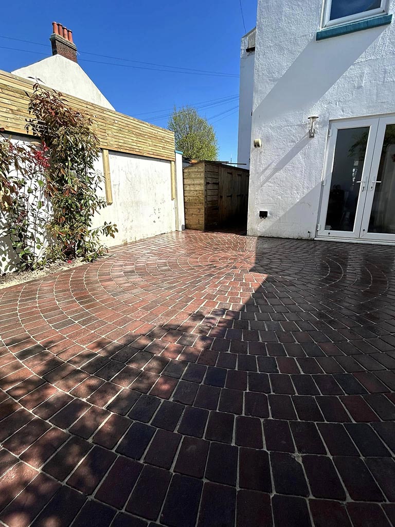 Brindle Block Paved Patio after 3