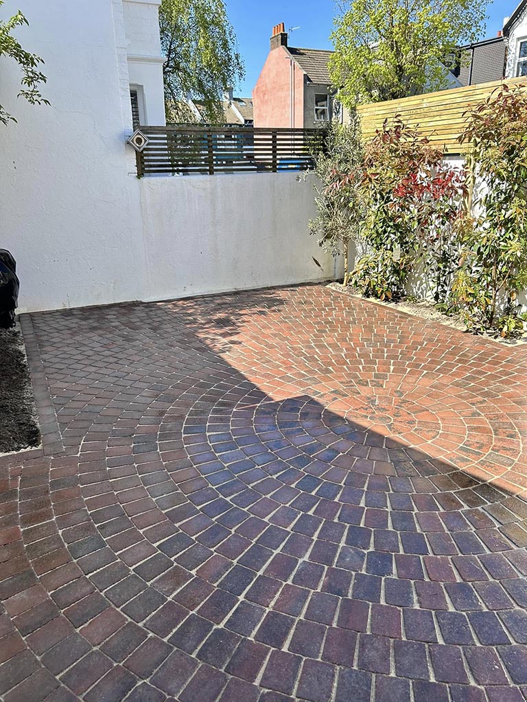 Brindle Block Paved Patio after 4