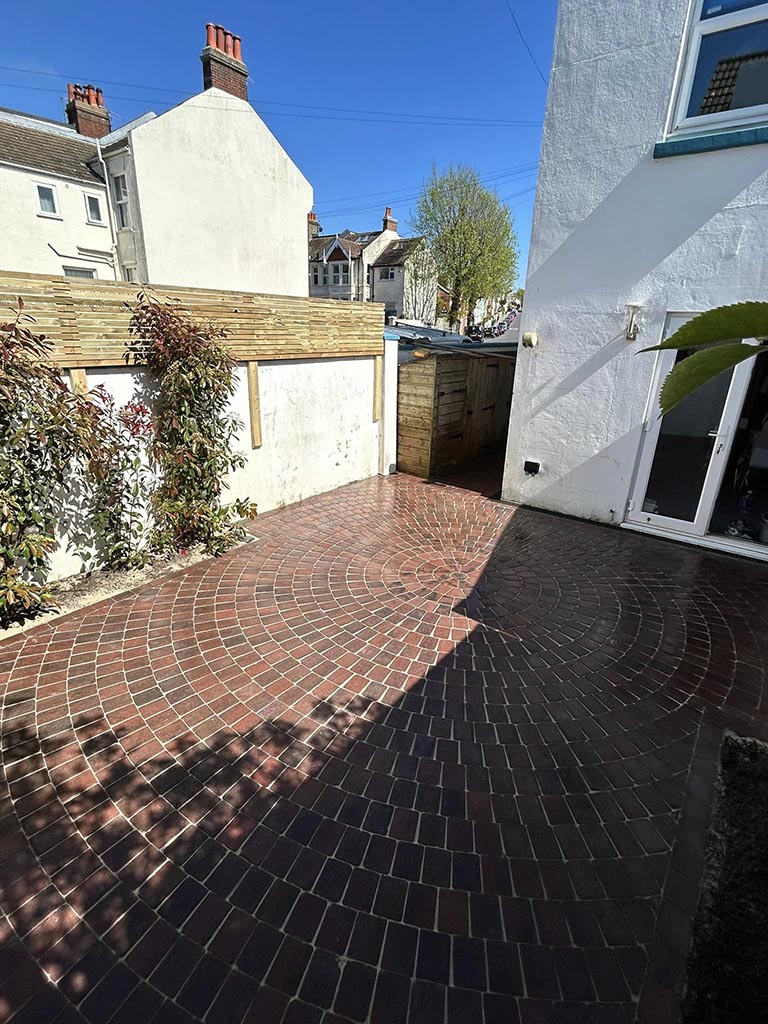 Brindle Block Paved Patio after 6