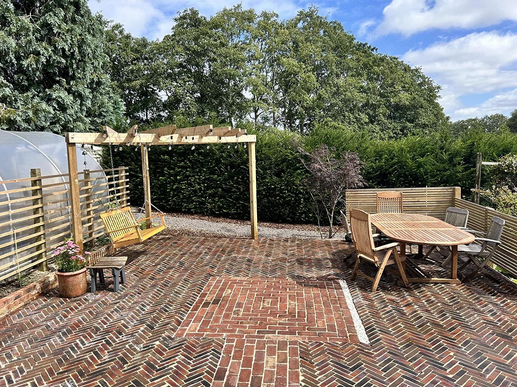 Indian Sandstone and Clay Pavers after 2