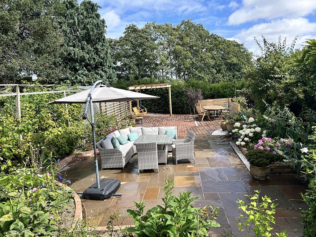 Indian Sandstone and Clay Pavers after 3