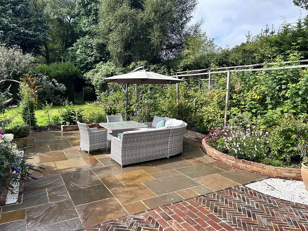 Indian Sandstone and Clay Pavers after 4